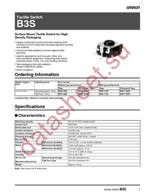 B3S-1000 datasheet  